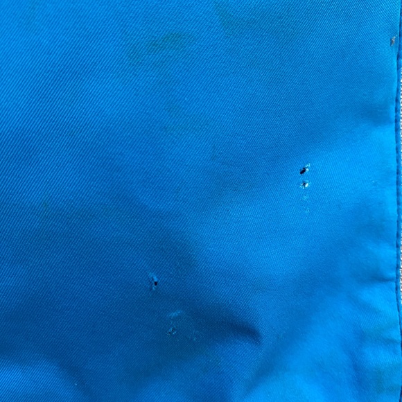 Lands End VGUC size M(8-10) blue 3-in-1 fleece lined jacket - Picture 6 of 6